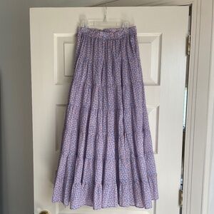 Xirena Blue Floral Sera Skirt